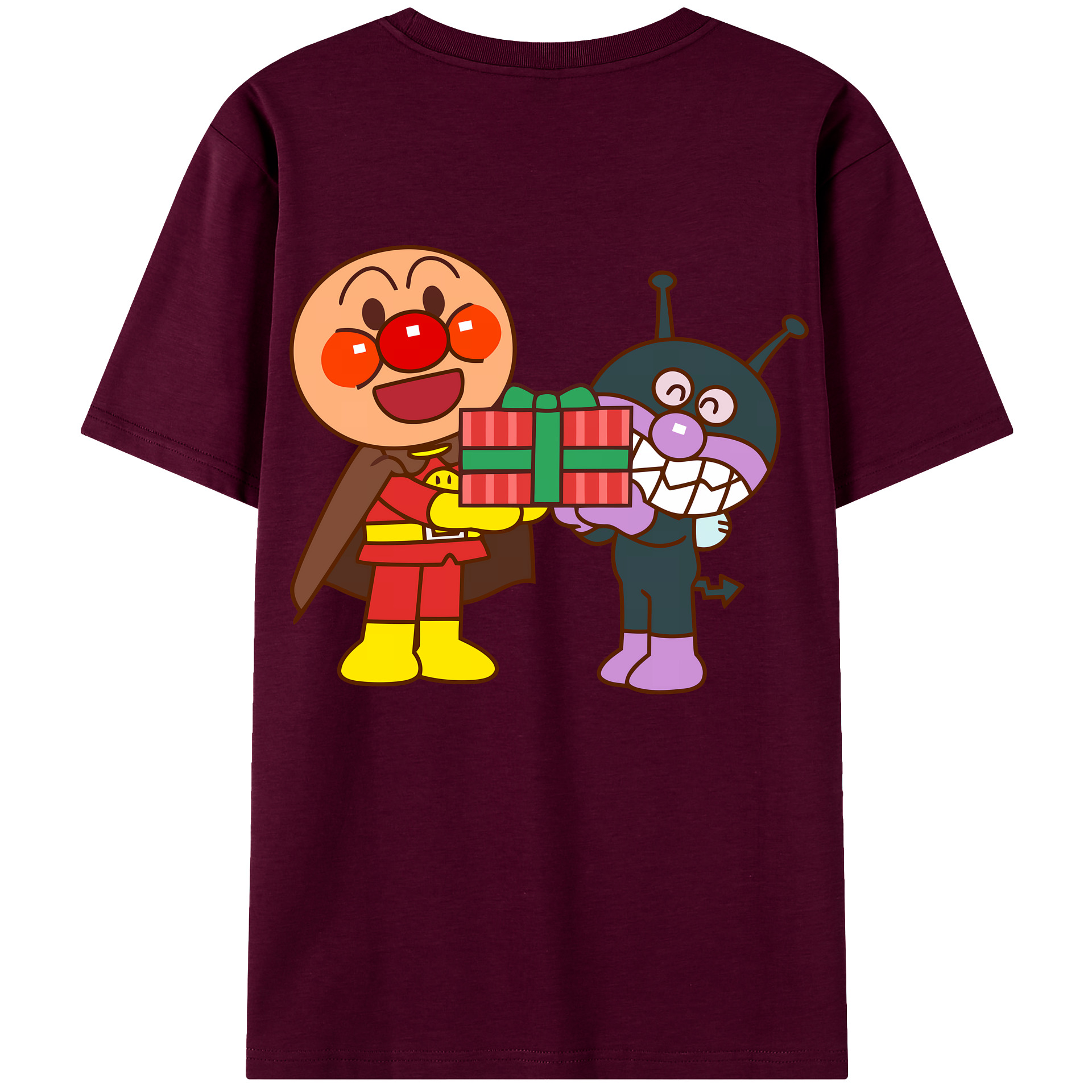 （画像用） アンパンマン Anpanman レディース半袖Tシャツ(バックプリント)